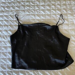 Fashion Nova Sleek Black Camisole